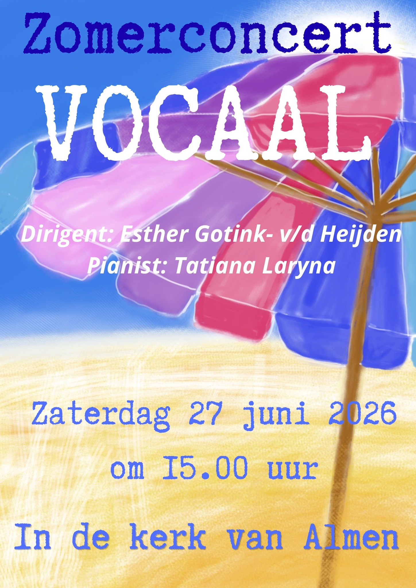posterzomerconcertVocaal2025